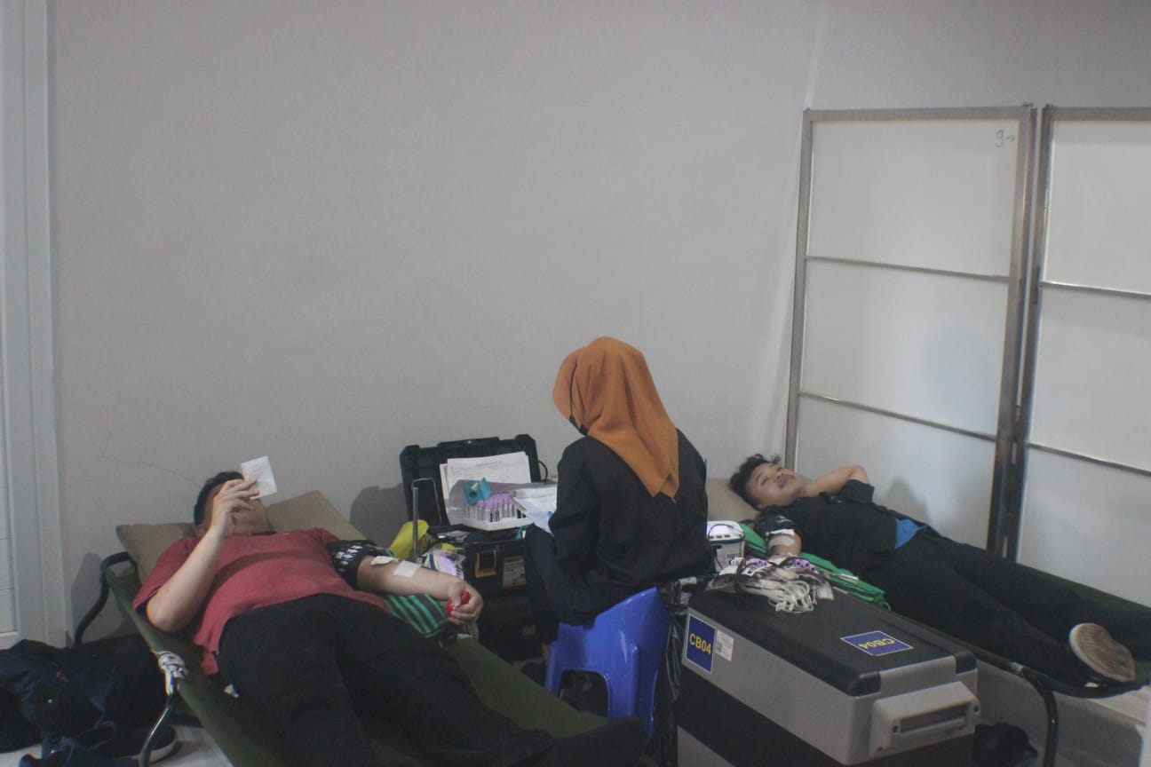 Kegiatan Donor Darah berlangsung